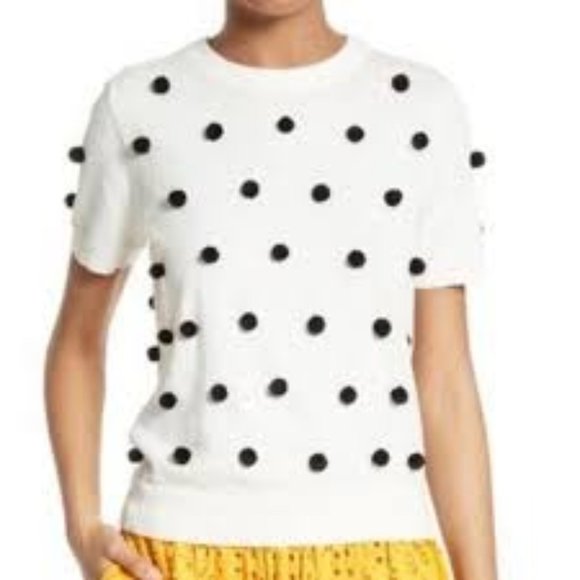KATE SPADE Spice Things Up Pom Sweater--NEW - Picture 2 of 4